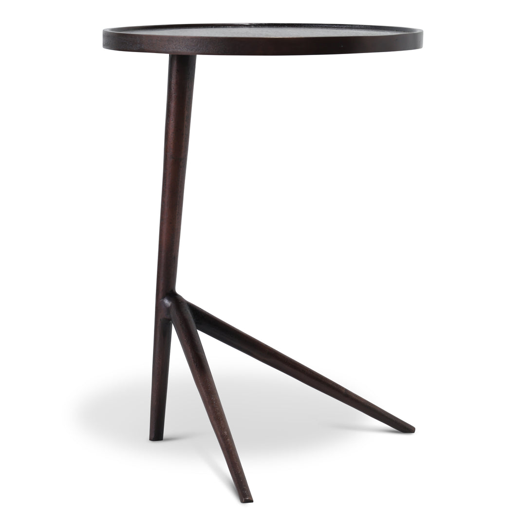 Leo End Table - Antique Copper · 22.5"