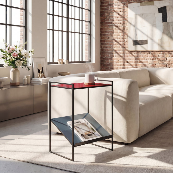 Naomi Enamel Magazine End Table — life_3