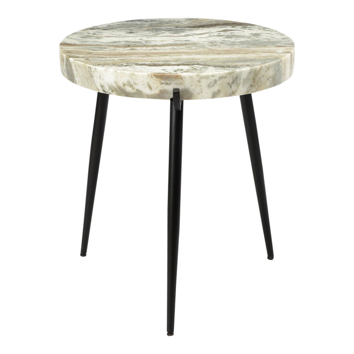 SwayLiving - Brinley Marble Accent Table - IK-1008-21 | SwayLiving