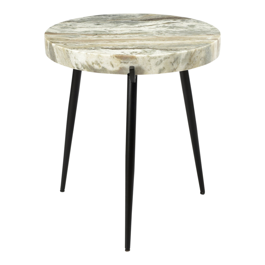 SwayLiving - Brinley Marble Accent Table - IK-1008-21 | SwayLiving