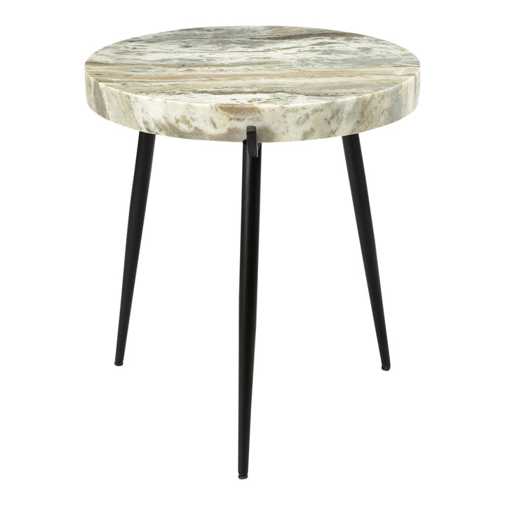 SwayLiving - Brinley Marble Accent Table - IK-1008-21 | SwayLiving