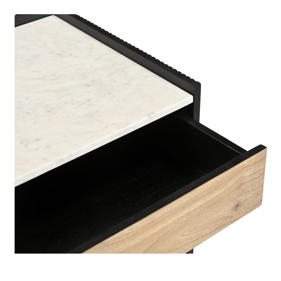 SwayLiving - Carter Nightstand Black - IK-1035-02 | SwayLiving