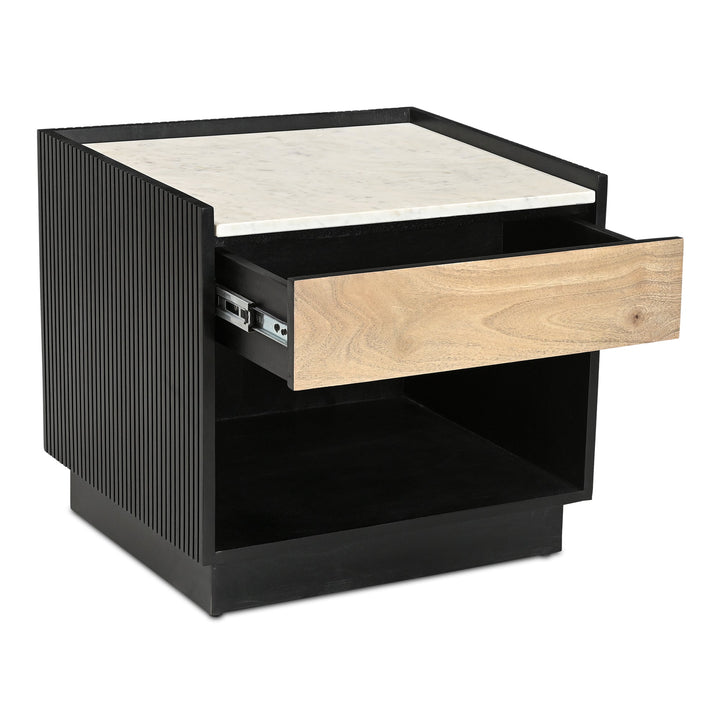 SwayLiving - Carter Nightstand Black - IK-1035-02 | SwayLiving