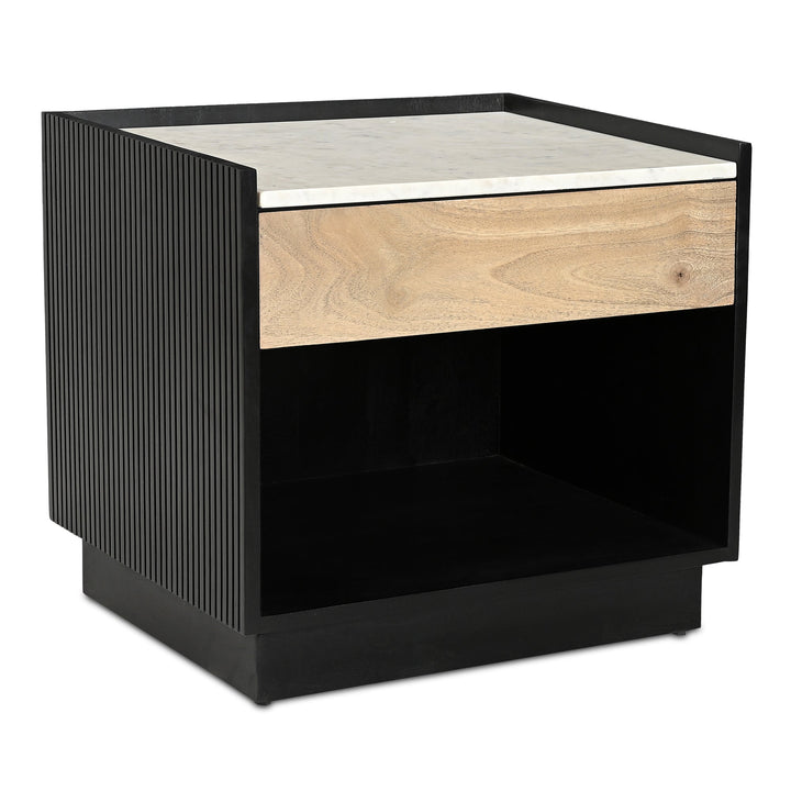 SwayLiving - Carter Nightstand Black - IK-1035-02 | SwayLiving