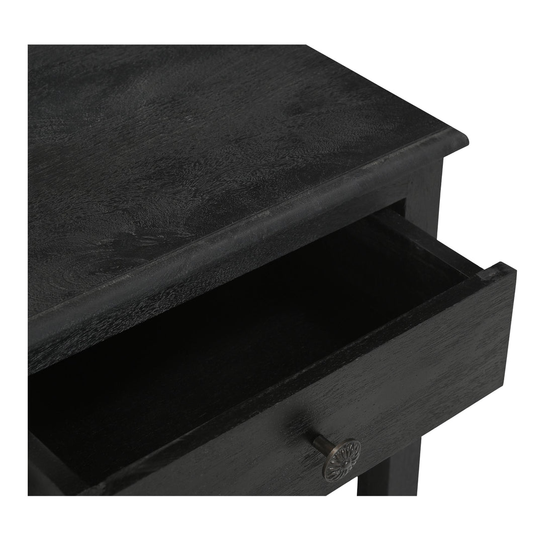 SwayLiving - Corrine Nightstand Antique Black - IK-1037-02 | SwayLiving