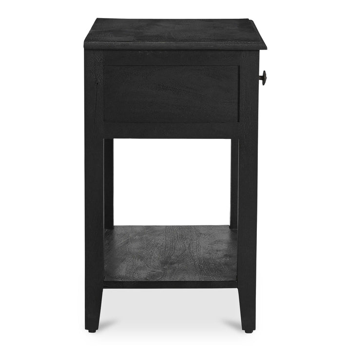SwayLiving - Corrine Nightstand Antique Black - IK-1037-02 | SwayLiving