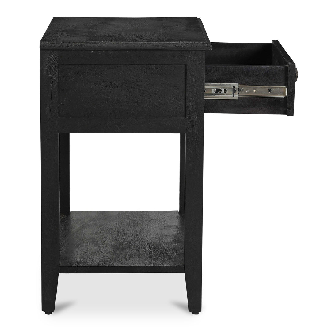 SwayLiving - Corrine Nightstand Antique Black - IK-1037-02 | SwayLiving