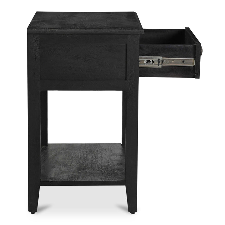 SwayLiving - Corrine Nightstand Antique Black - IK-1037-02 | SwayLiving