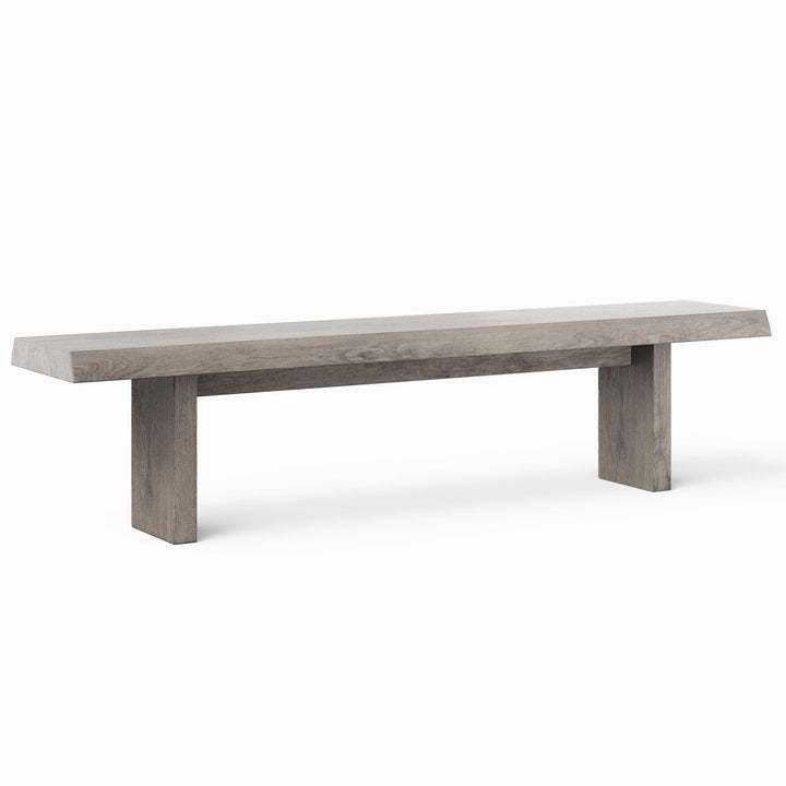 Brooks - Bench - 65" - Sandblasted Grey