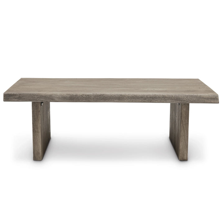 Brooks - 48" Coffee Table - Sandblasted Grey