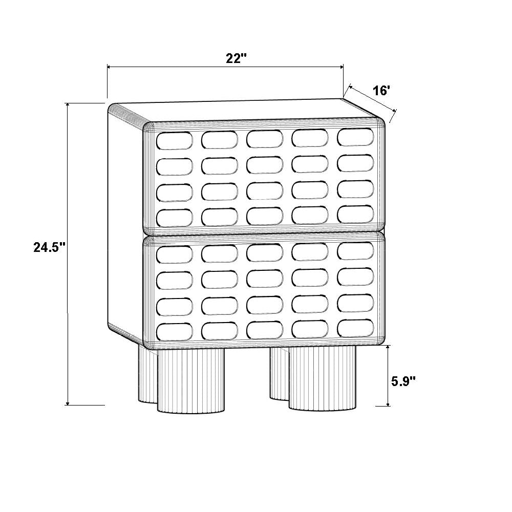 Astor Nightstand — line