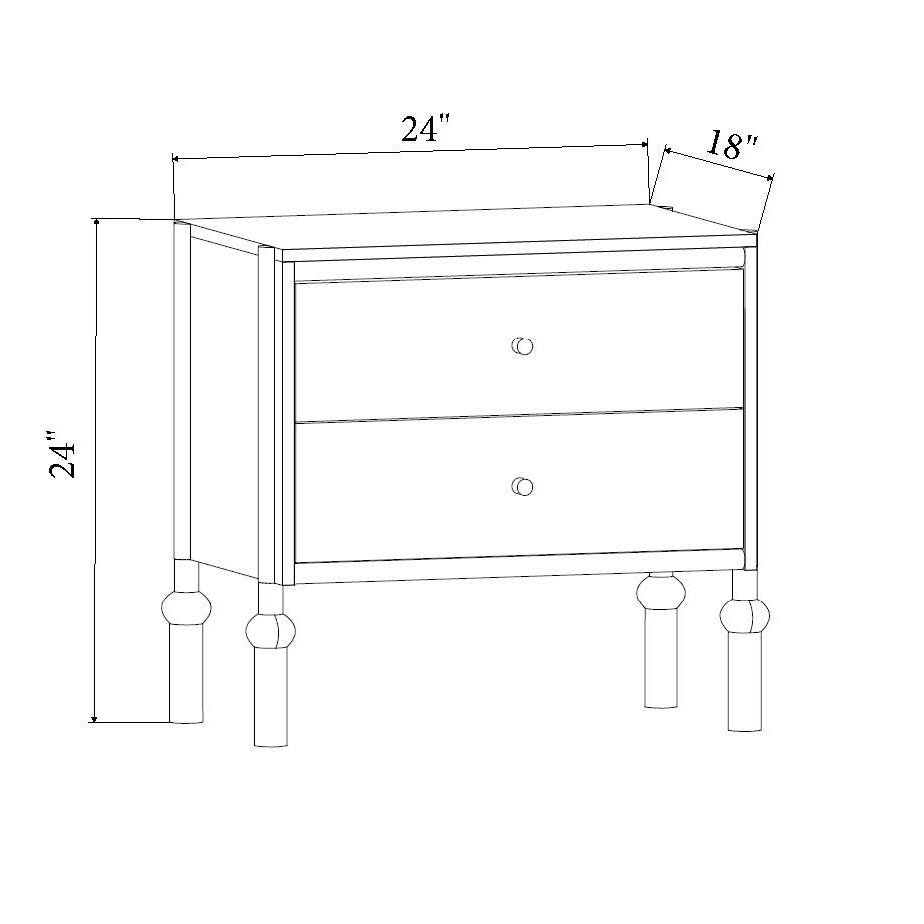 Boden Nightstand — line