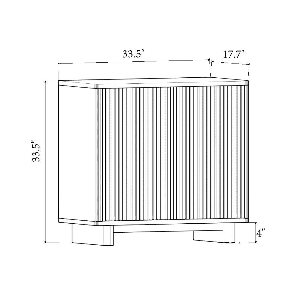 Caden Accent Cabinet — line
