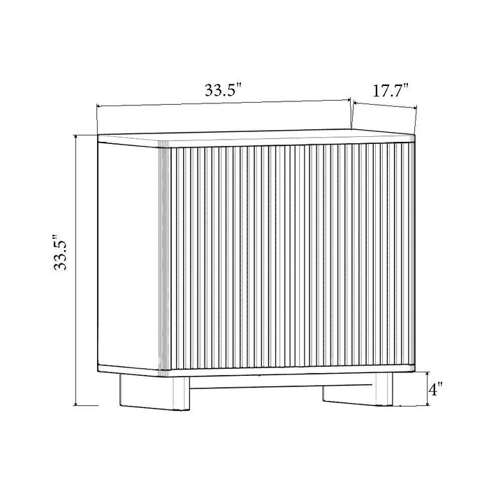 Caden Accent Cabinet — line