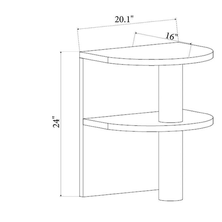 Darwin End Table — line
