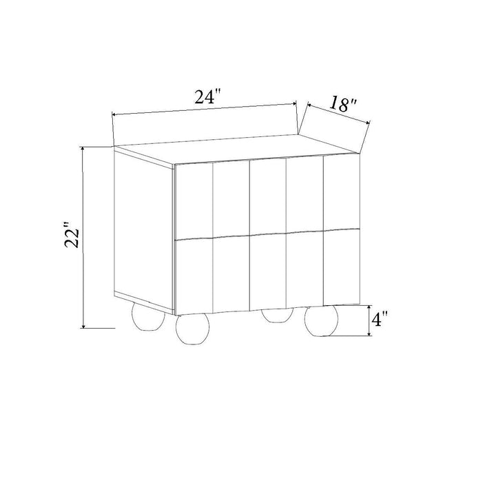Lulu Nightstand — line