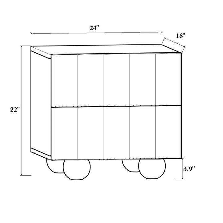 Lulu Nightstand — line