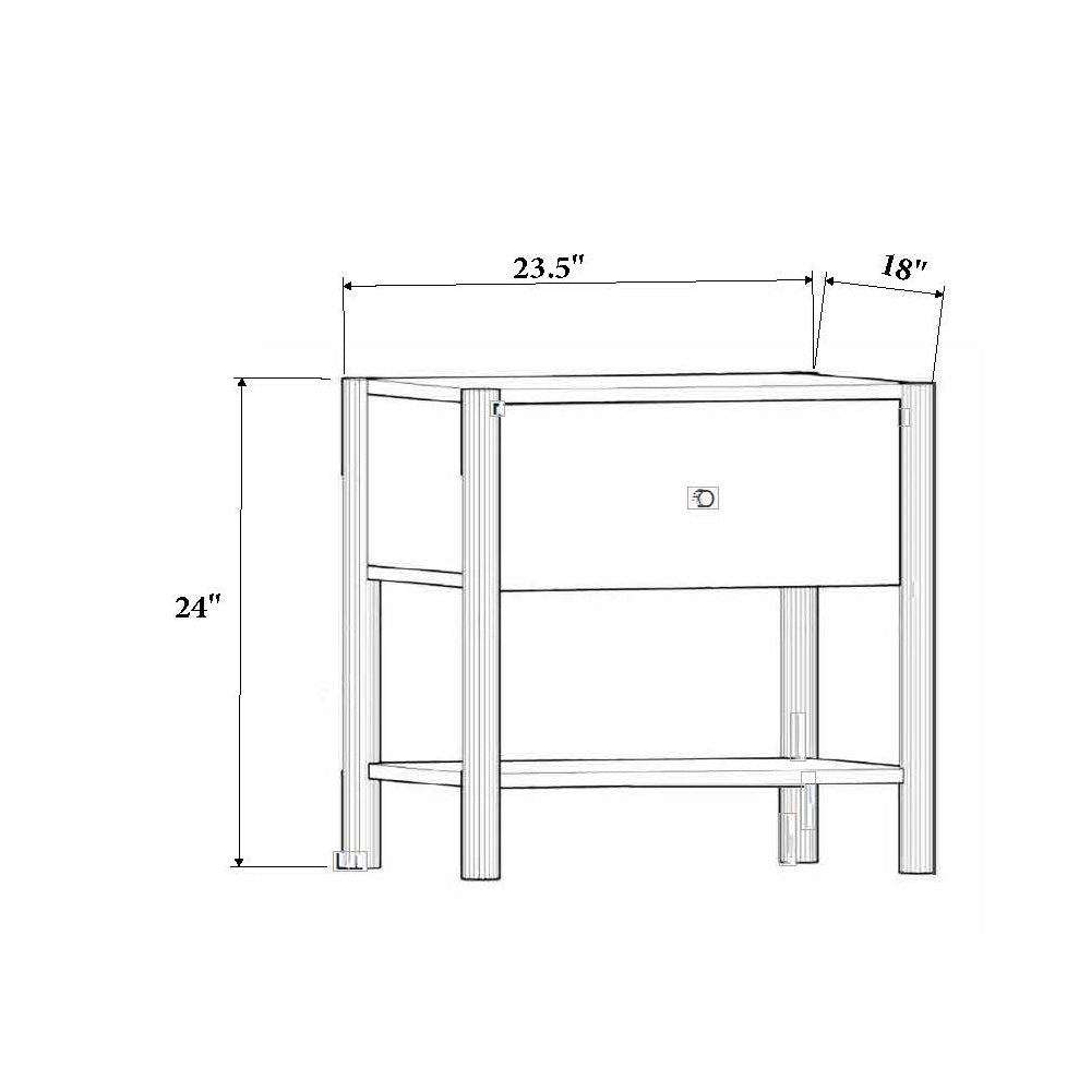 Nellie Nightstand — line