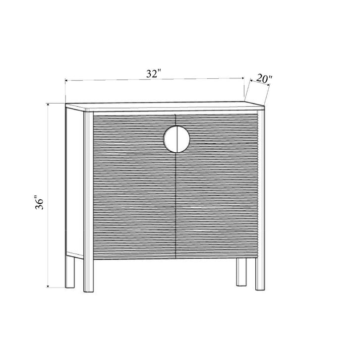 Soma Accent Cabinet — line