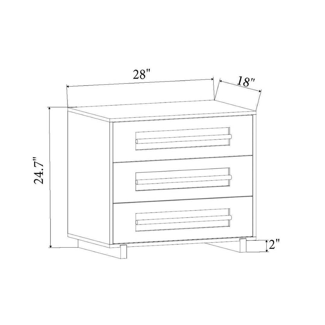 Veston Nightstand — line