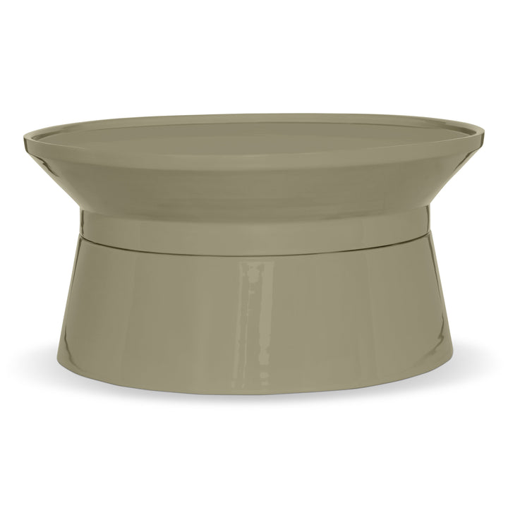 Sabine Enamel Coffee Table - Sage Green · 32"