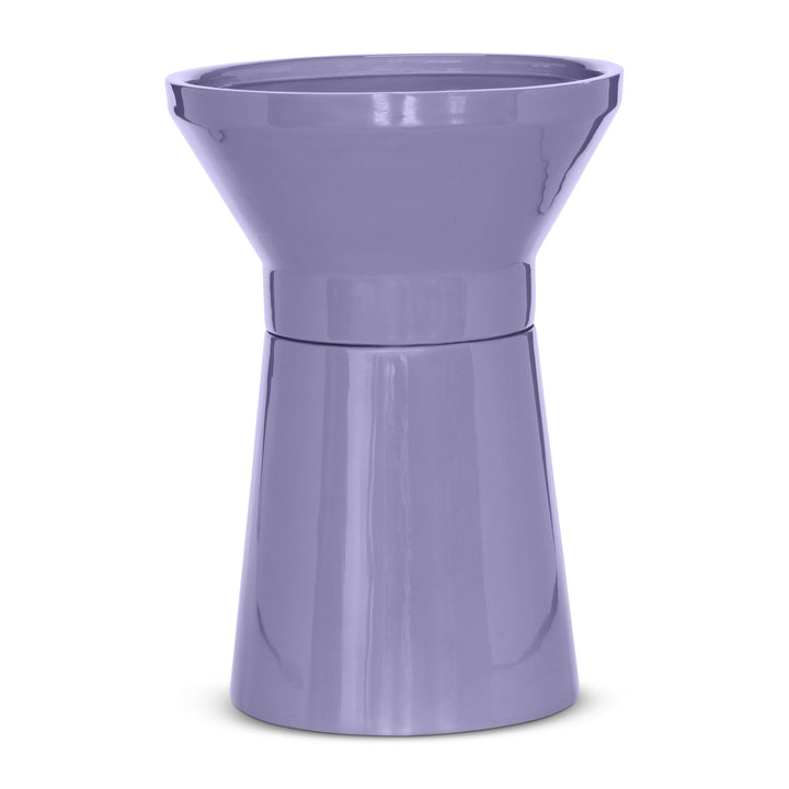 Sabine Enamel End Table - Lavender Purple · 20"