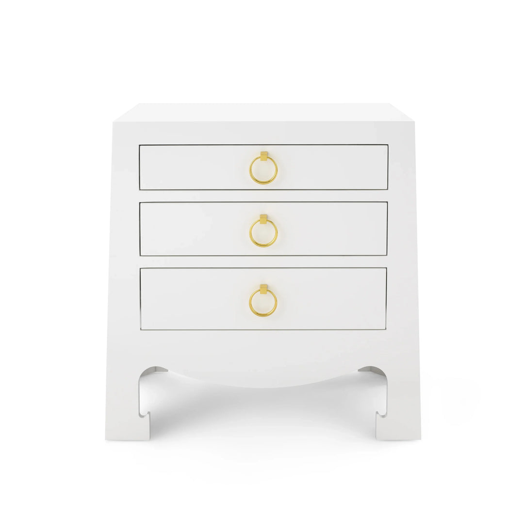Jacqui 3-Drawer Side Table