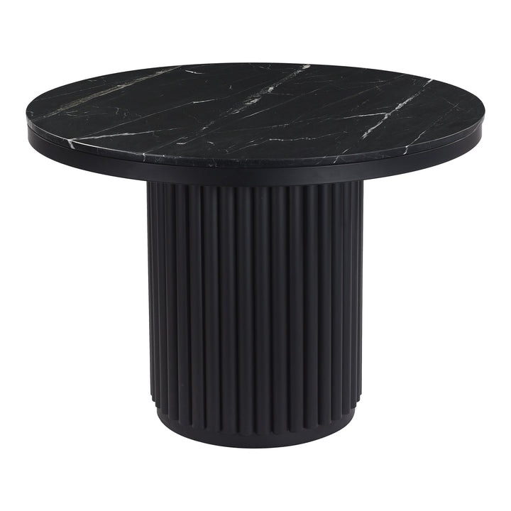 SwayLiving - Tower Dining Table Black Marble - JD-1034-02-0 | SwayLiving
