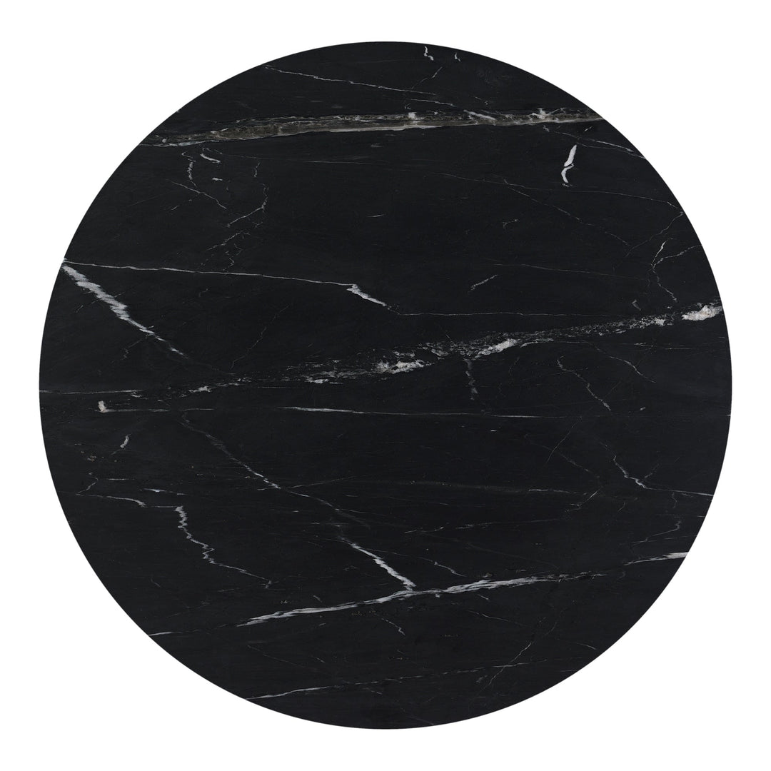 SwayLiving - Tower Dining Table Black Marble - JD-1034-02-0 | SwayLiving