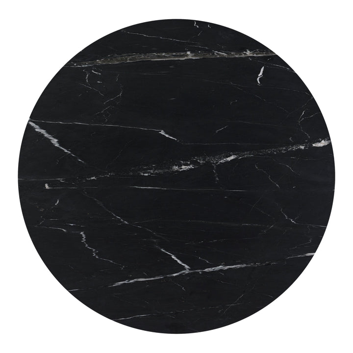 SwayLiving - Tower Dining Table Black Marble - JD-1034-02-0 | SwayLiving