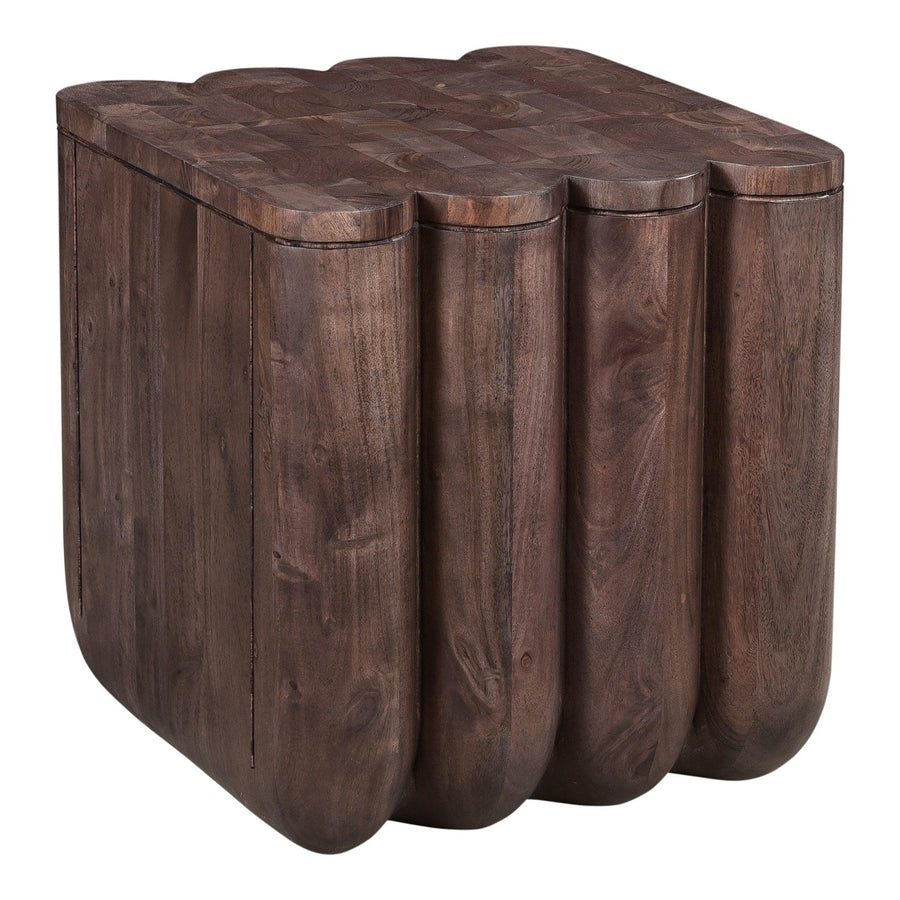Punyo Punyo Accent Table Espresso Brown - SwayLiving