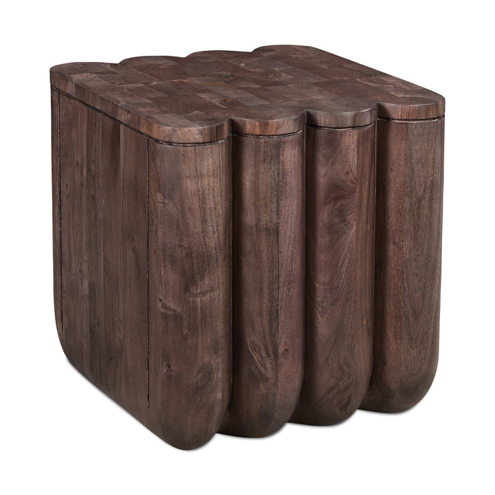 SwayLiving - Punyo Punyo Accent Table Espresso Brown - JD-1047-07 | SwayLiving