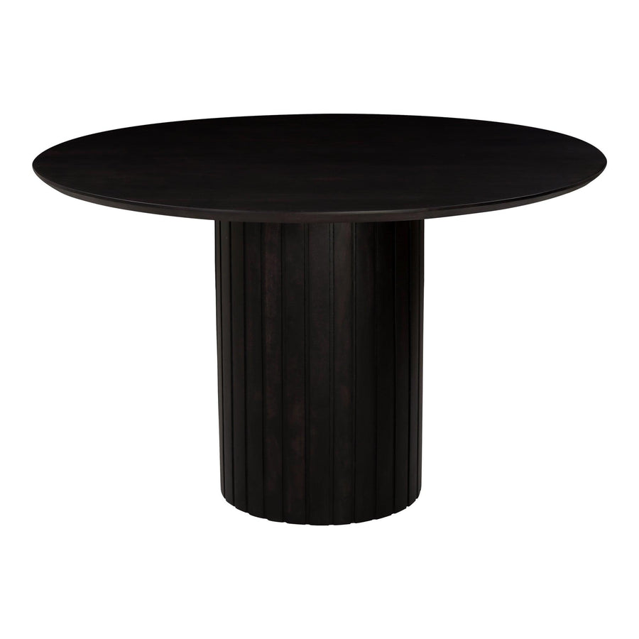 Povera Round Dining Table Black - SwayLiving