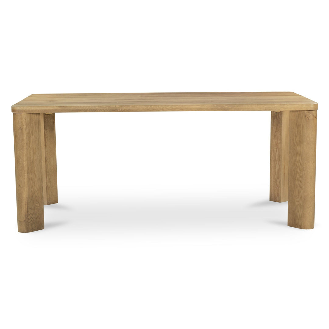 SwayLiving SwayLiving Segment Dining Table Wood Small