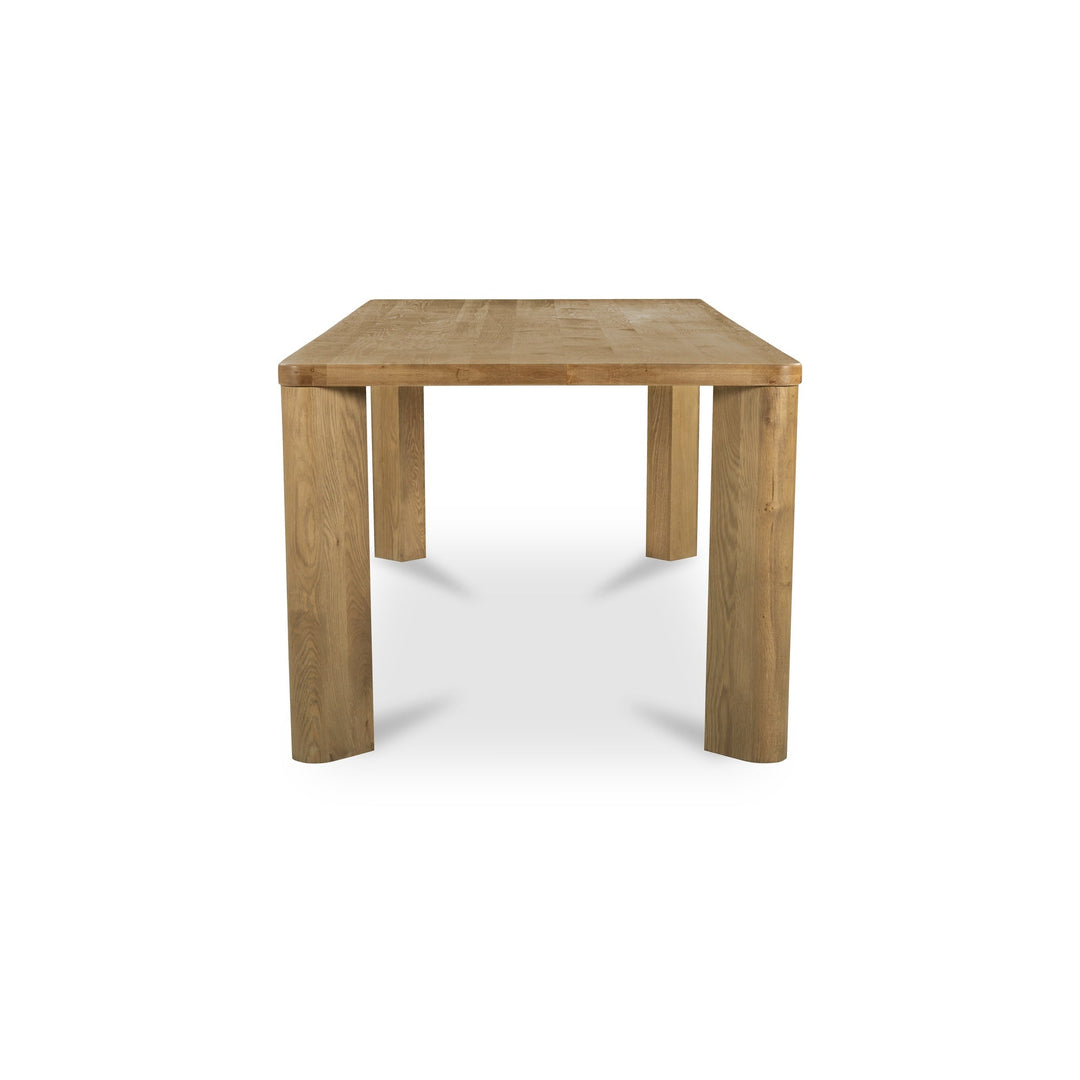 SwayLiving SwayLiving Segment Dining Table Wood Small