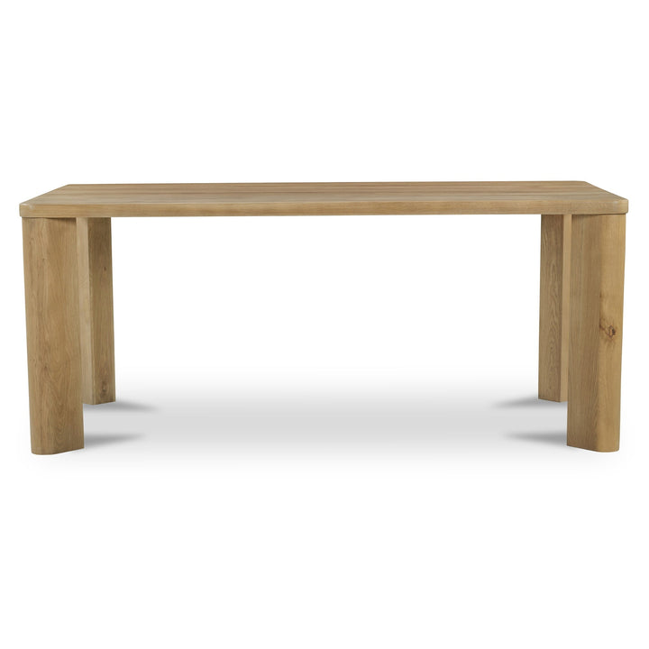 SwayLiving SwayLiving Segment Dining Table Wood Small
