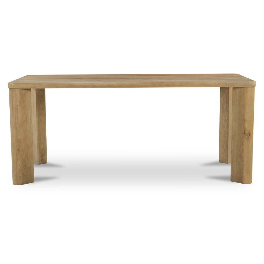 SwayLiving SwayLiving Segment Dining Table Wood Small