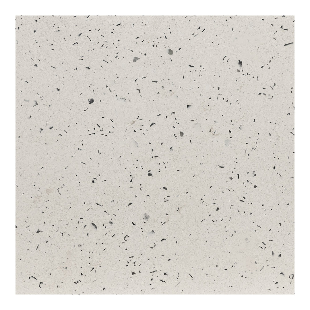 Lyon Outdoor Bench White Terrazzo