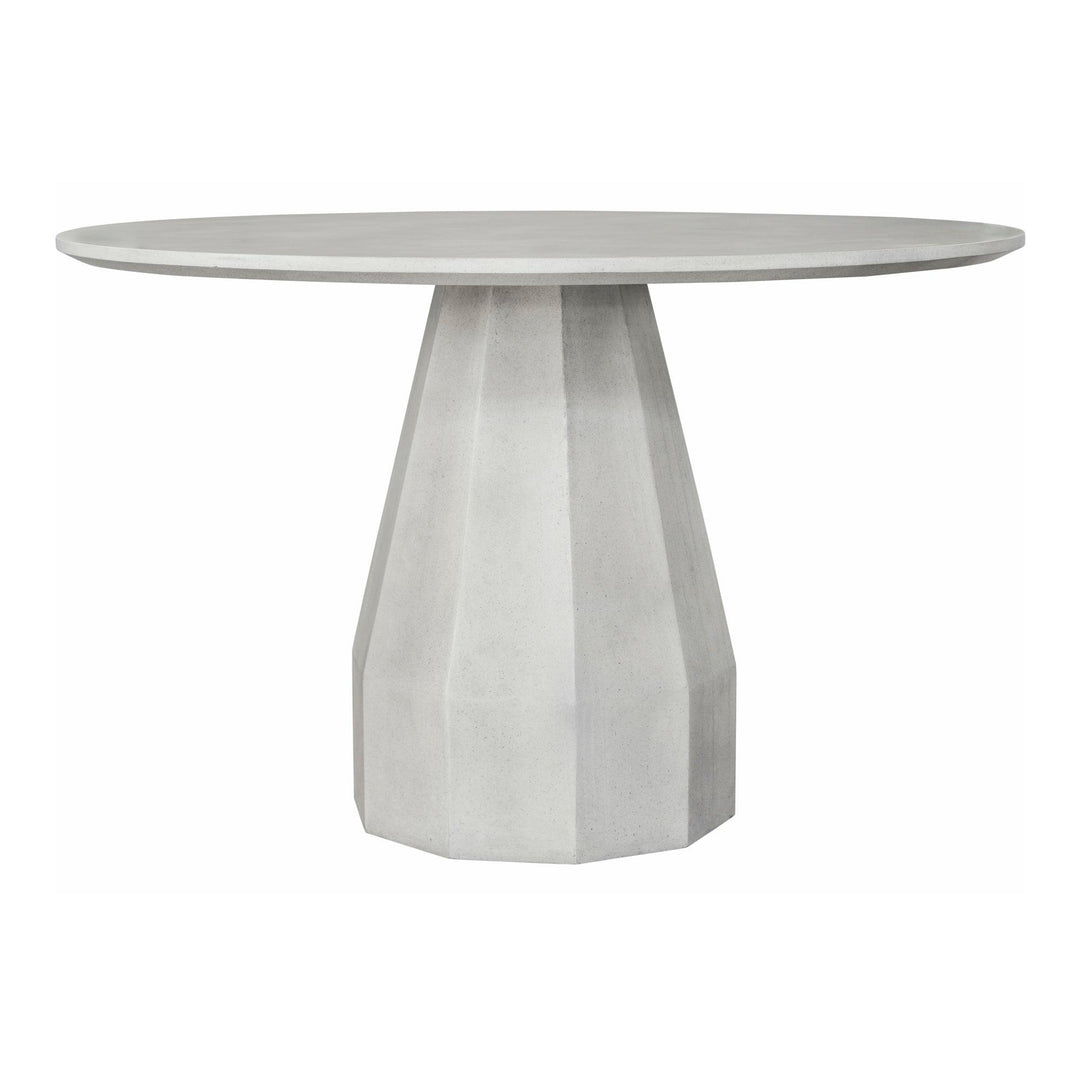 Templo Outdoor Dining Table Antique White - SwayLiving