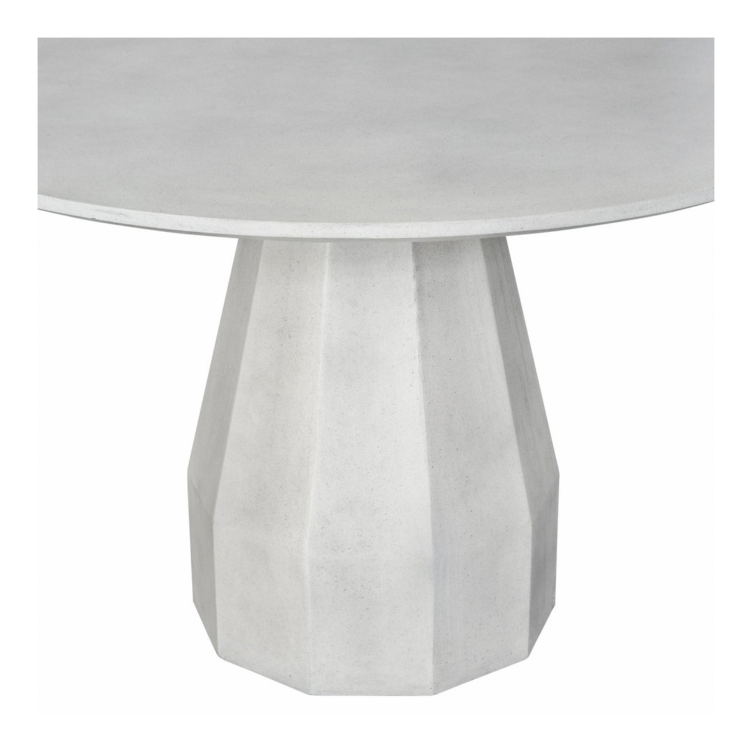 SwayLiving - Templo Outdoor Dining Table Antique White - JK-1010-18-0 | SwayLiving