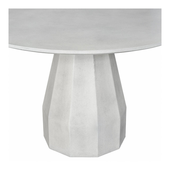 SwayLiving - Templo Outdoor Dining Table Antique White - JK-1010-18-0 | SwayLiving