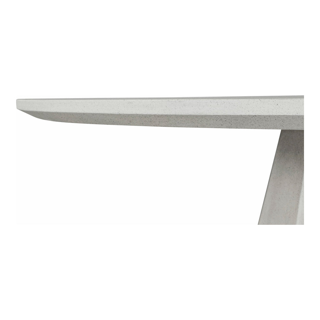 SwayLiving - Templo Outdoor Dining Table Antique White - JK-1010-18-0 | SwayLiving