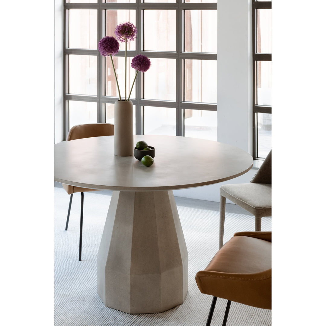 SwayLiving - Templo Outdoor Dining Table Antique White - JK-1010-18-0 | SwayLiving