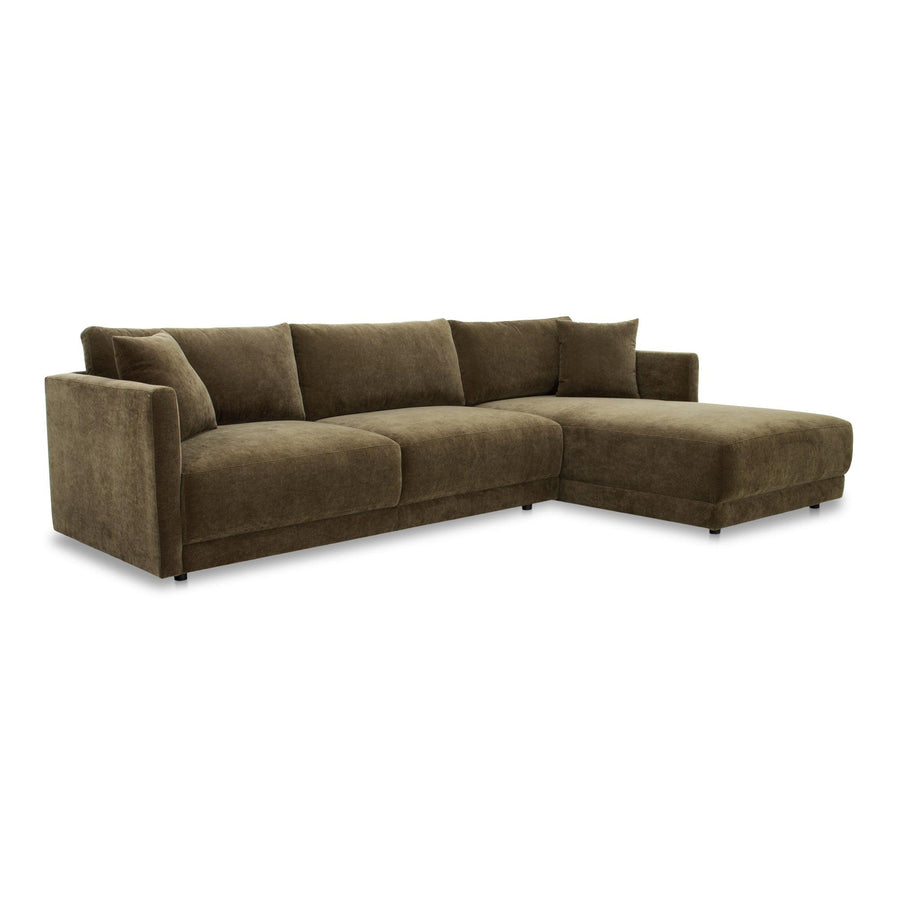 Bryn Sectional Cedar Green Right - SwayLiving
