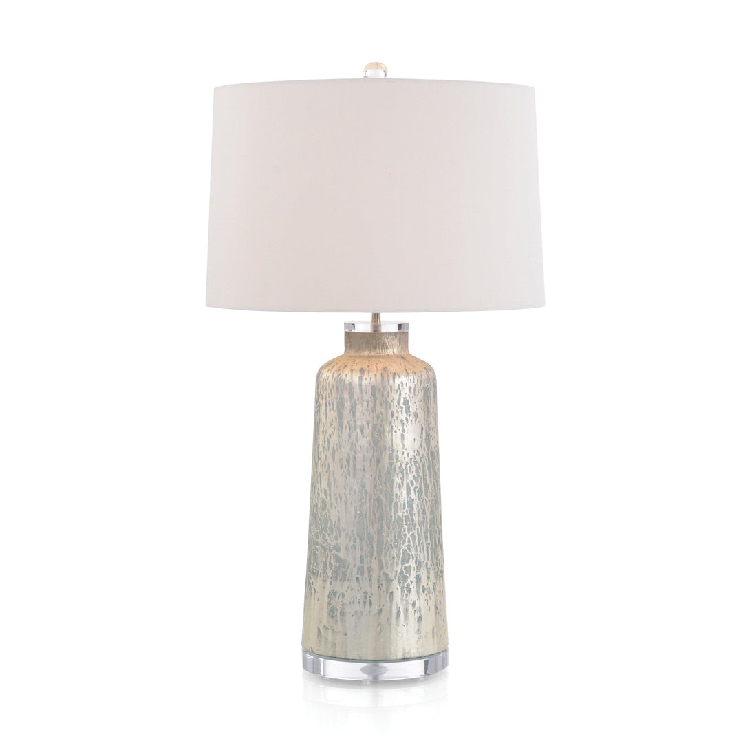 SwayLiving Teal and Gold Wash Table Lamp TABLE LAMPS