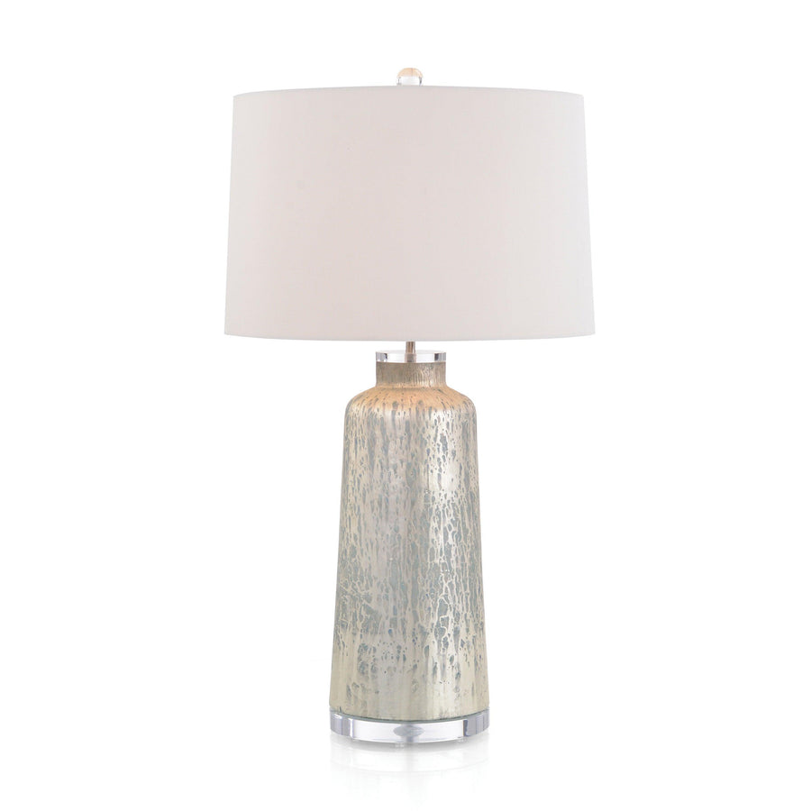 SwayLiving Teal and Gold Wash Table Lamp TABLE LAMPS