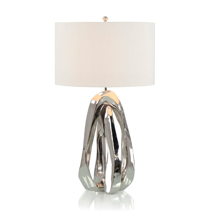 SwayLiving Amorphic Nickel Table Lamp TABLE LAMPS