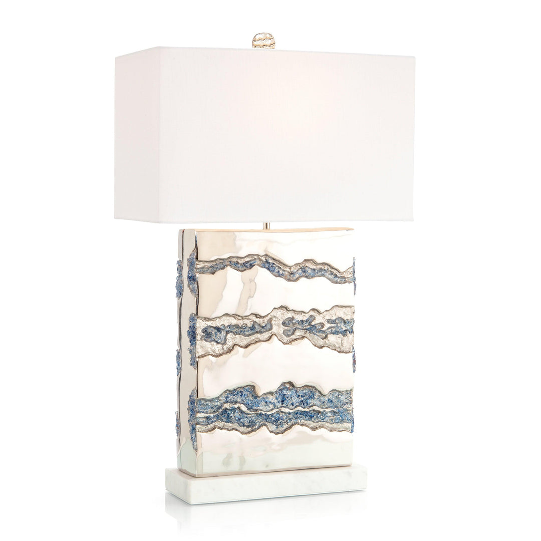 SwayLiving Glass Geode Table Lamp 2 TABLE LAMPS