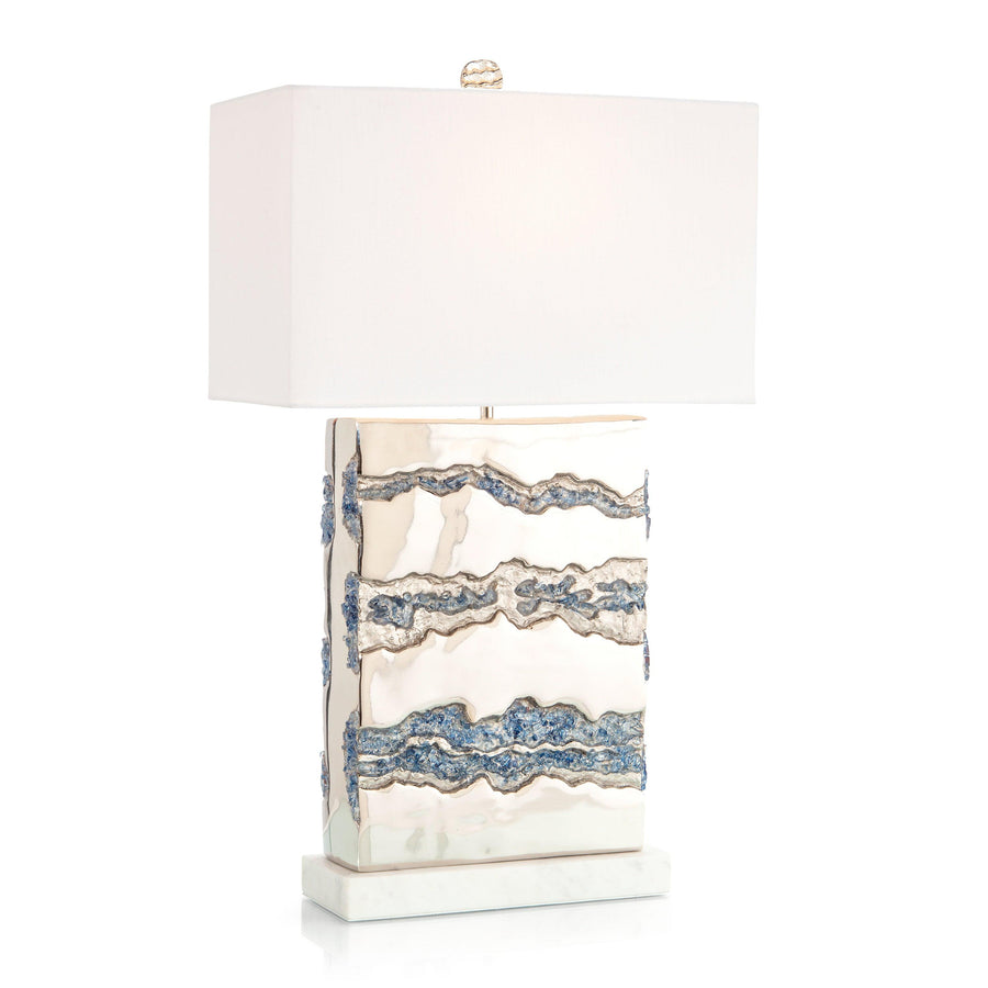 SwayLiving Glass Geode Table Lamp 2 TABLE LAMPS