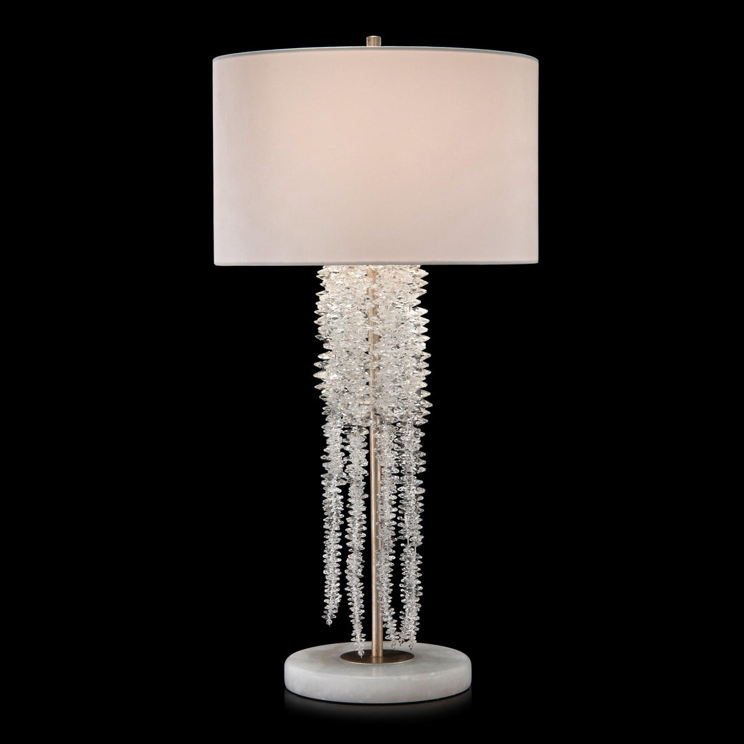 SwayLiving Cascading Crystal Waterfall Table Lamp 2 TABLE LAMPS